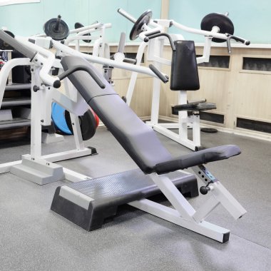 bir fitness spor salonu