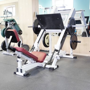 bir fitness spor salonu