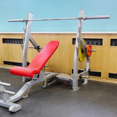 bir fitness spor salonu