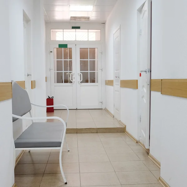 Interno di un corridoio ospedaliero — Foto Stock