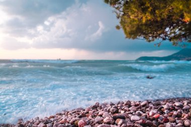 bir deniz görüntüsü