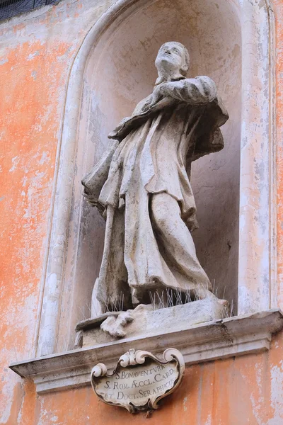 Staty av S. Bonaventura i Roma — Stockfoto