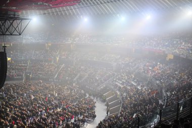 Roma Il Volo konser sırasında seyirci Salonu