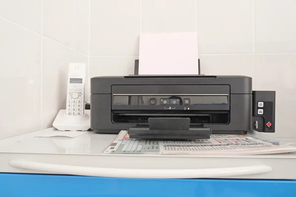 A Black printer — Stock Photo, Image