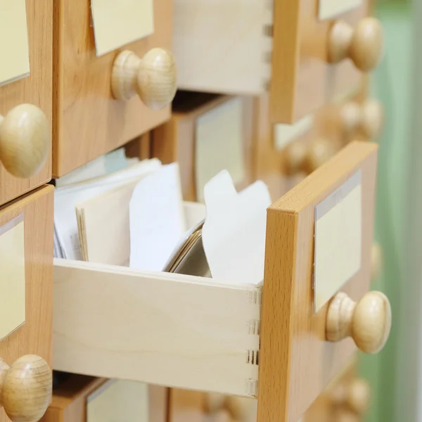 Un catálogo de la biblioteca —  Fotos de Stock