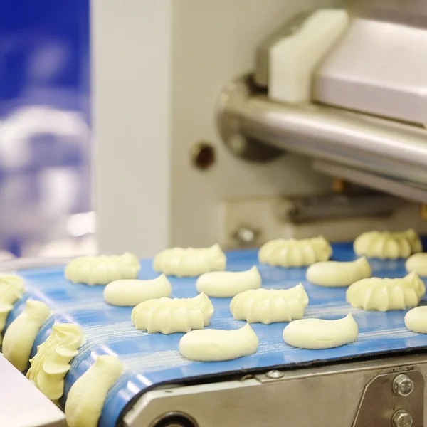 Bread before placing in hot oven. — Stock Photo, Image