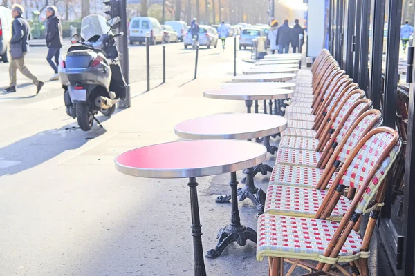 Paris 'teki sokak kafesi. — Stok fotoğraf