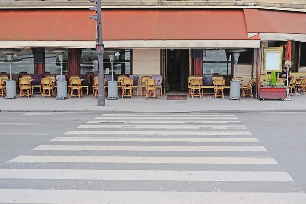 Café callejero en París, Francia — Foto de Stock