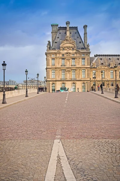Exterior del Louvre — Foto de Stock