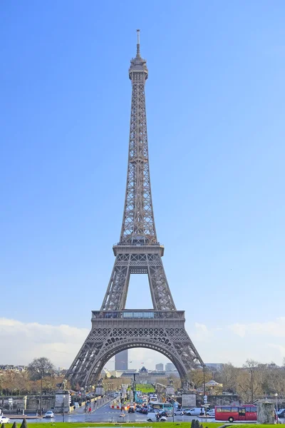 Paris, France, February 8, 2016: Eiffel tower, Paris, France - one of the simbols of this city Royalty Free Stock Photos