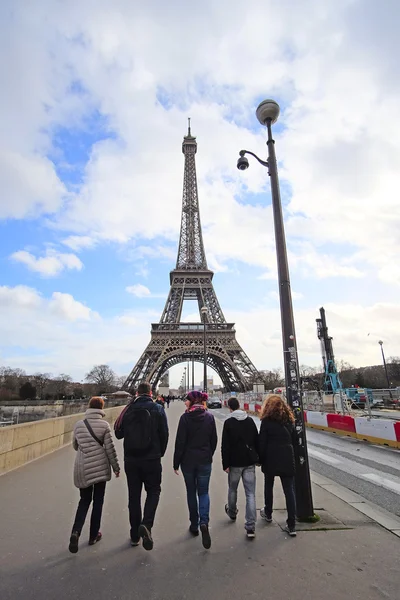 En Eiffeltornet — Stockfoto
