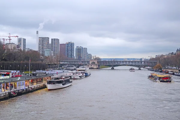 River Sena in Paris — Stock Photo, Image