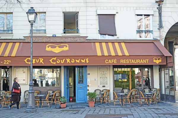 Café callejero en París — Foto de Stock