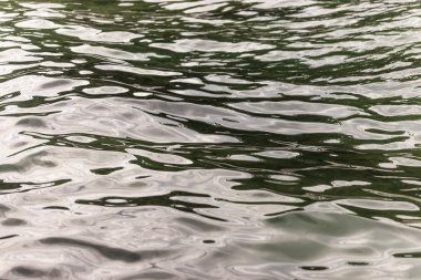 Deniz dalgası yakın, alçak açı görünümü