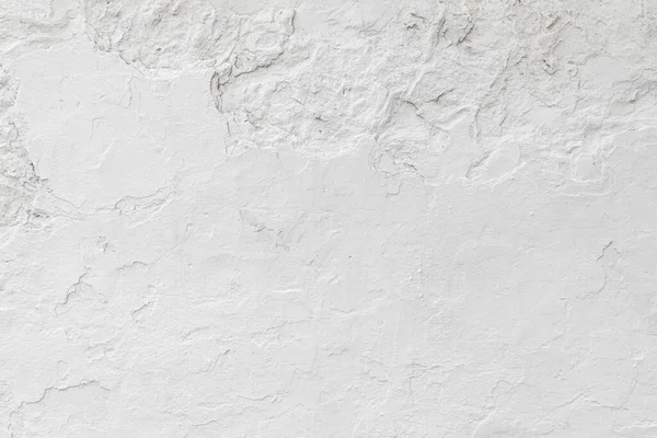 Vintage o grungy sfondo bianco di cemento naturale o pietra vecchia texture come una parete retrò modello. Si tratta di un concetto, banner da parete concettuale o metaforica, grunge, materiale, invecchiato, ruggine o costruzione. — Foto Stock