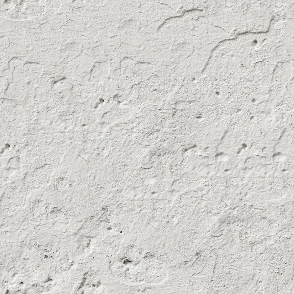Seamless branco pintado textura parede de concreto. 4K — Fotografia de Stock