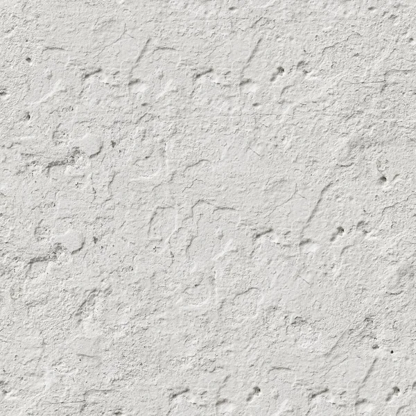 Seamless branco pintado textura parede de concreto. 4K — Fotografia de Stock