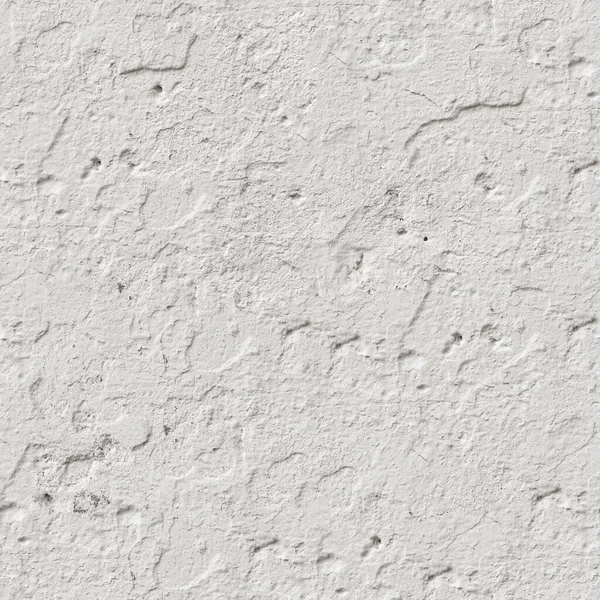 Naadloze witte geschilderde betonnen muurstructuur. 4K — Stockfoto