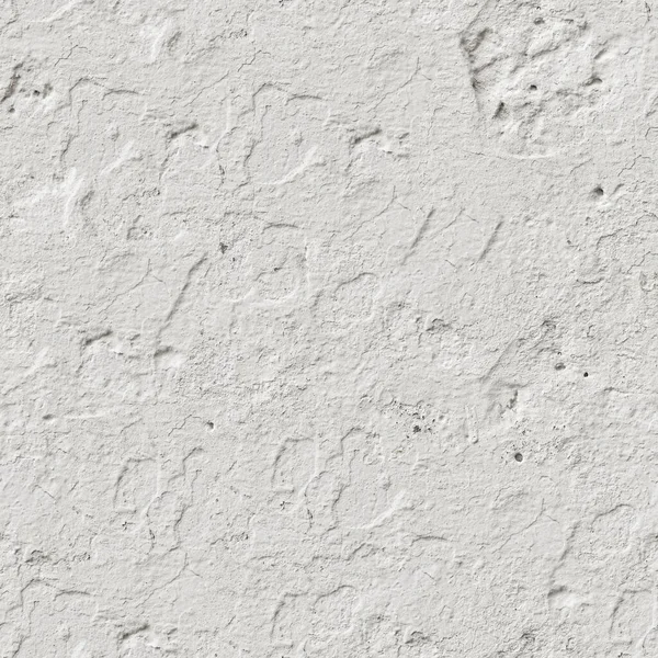 Seamless branco pintado textura parede de concreto. 4K — Fotografia de Stock