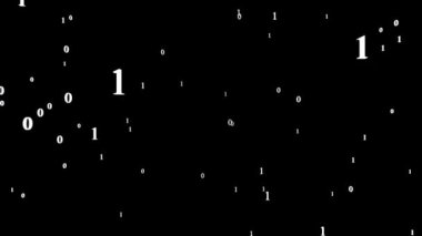 Teknik çevre programlama, gelecekte ikili kod. Modern teknoloji hex kod kavramı. Dijital soyut arkaplan.