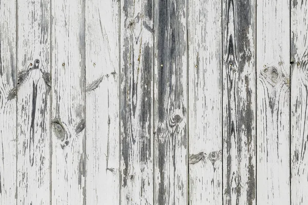 Винтажная стена из белого дерева — стоковое фото