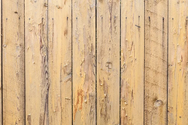 Textura de tábua de madeira desgastada amarela vintage — Fotografia de Stock