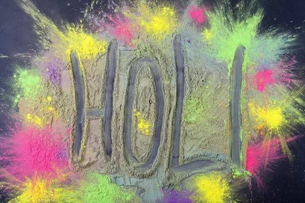 Hint Holi festivali renkleri — Stok fotoğraf