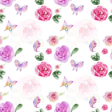 Kusursuz suluboya deseni