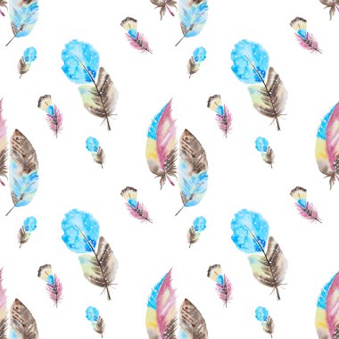 Eşarplı suluboya desen