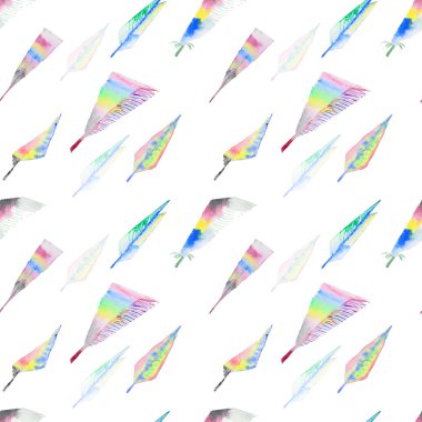 Eşarplı suluboya desen