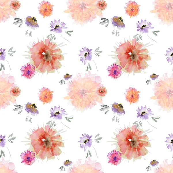 Seamless watercolor pattern — Stock Photo, Image