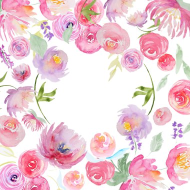 Suluboya kartı şablonu