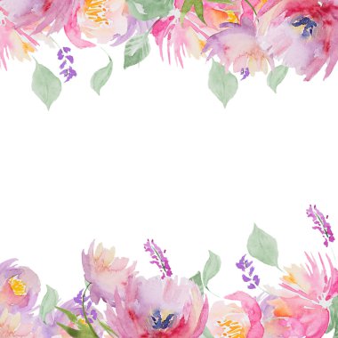 Suluboya kartı şablonu