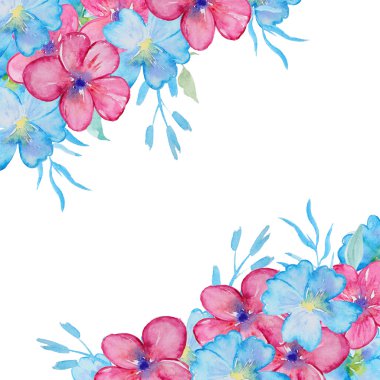 Suluboya kartı şablonu