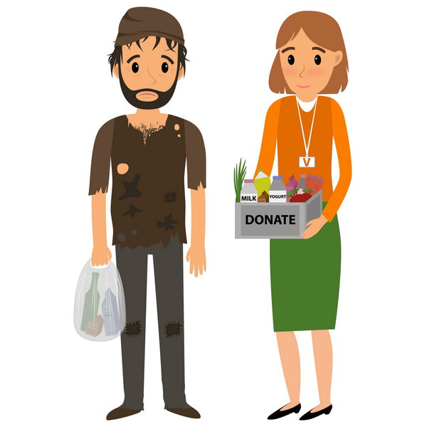 Добровольцы и бездомные
