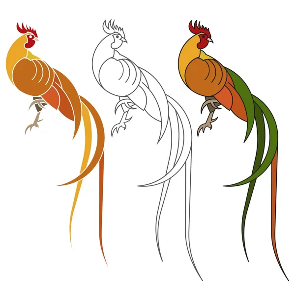 Gallo animal de Año Nuevo Chino — Archivo Imágenes Vectoriales