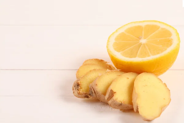 Zázvor a citron — Stock fotografie