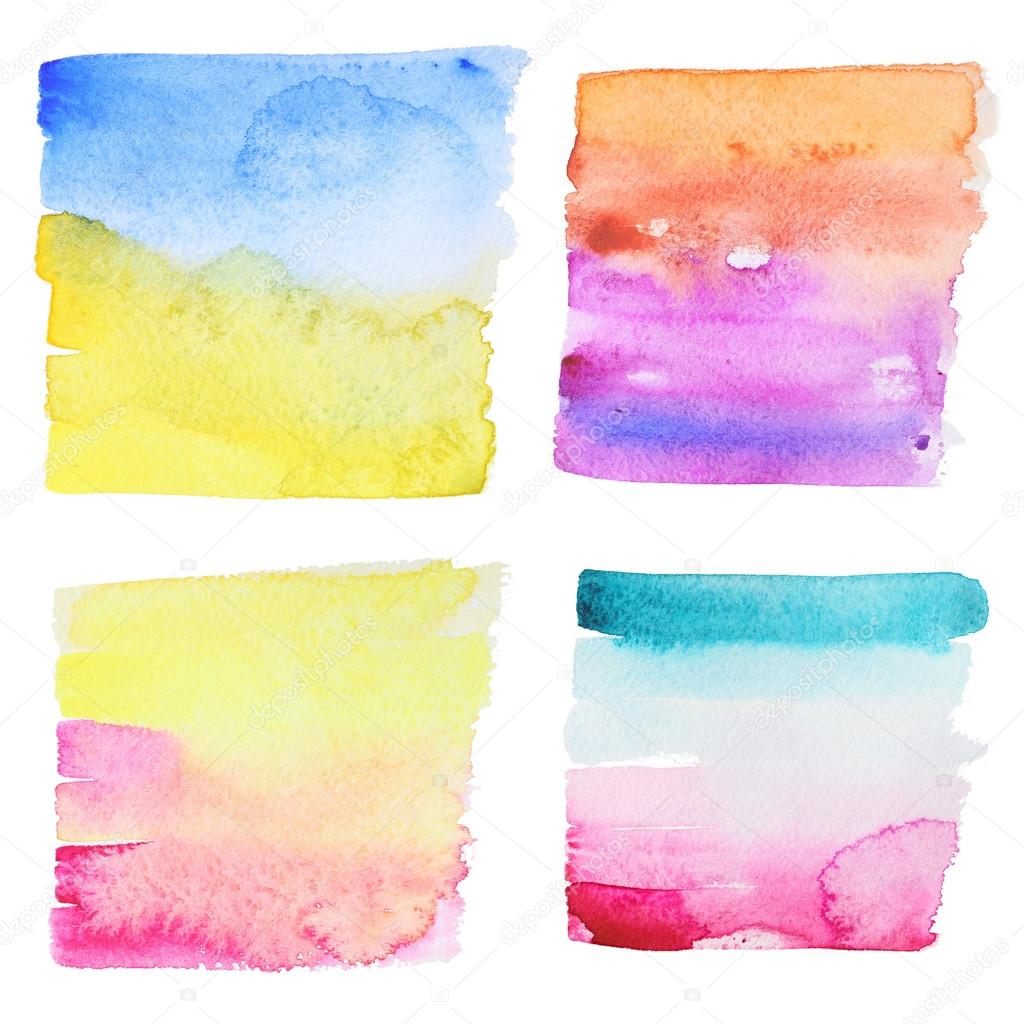 Abstract watercolor painted backgrounds