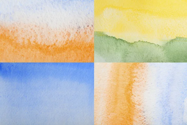 Abstract watercolor painted backgrounds — Stock Photo, Image