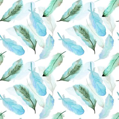 Eşarplı suluboya desen