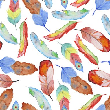 Eşarplı suluboya desen