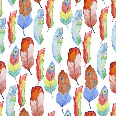 Eşarplı suluboya desen