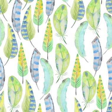 Eşarplı suluboya desen