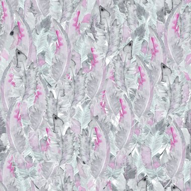 Eşarplı suluboya desen