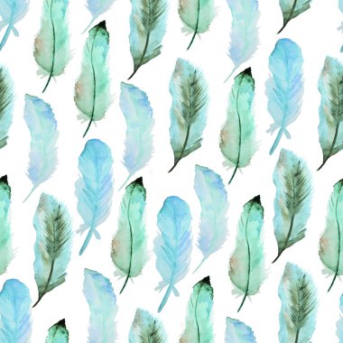 Eşarplı suluboya desen