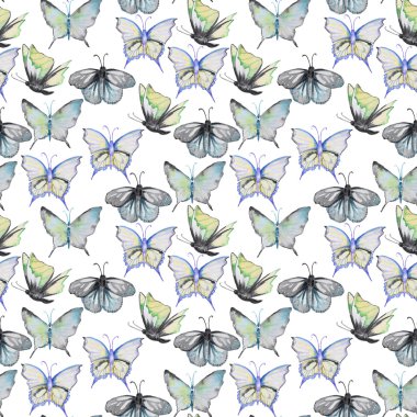 Batterfly ile suluboya desen