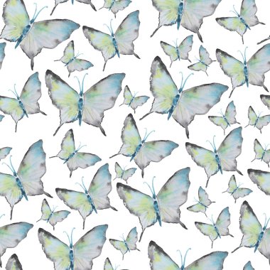 Batterfly ile suluboya desen