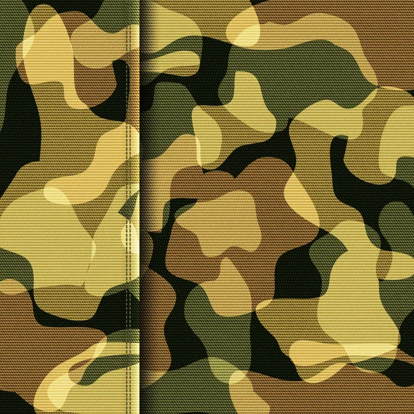 Camouflage kaki textuur — Stockvector