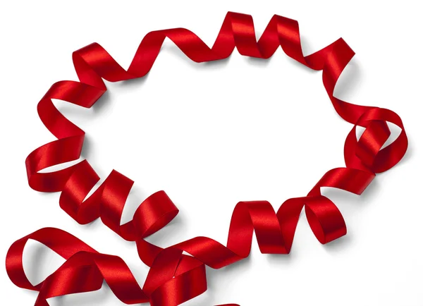 Red ribbon — Stock Photo, Image