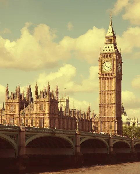 Casa del Parlamento con Big Ben — Foto de Stock